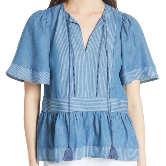 kate spade Tops - 💯2x Host Pick!🥳 Kate Spade Railroad Top - NWT